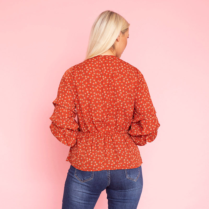 Arlom Top (Apricot) - The Casual Company
