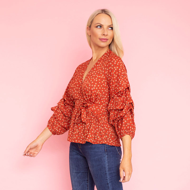 Arlom Top (Apricot) - The Casual Company