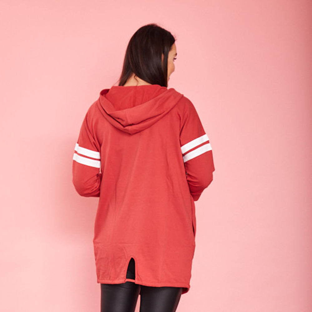 Chloe Hoody (Strawberry) - The Casual Company