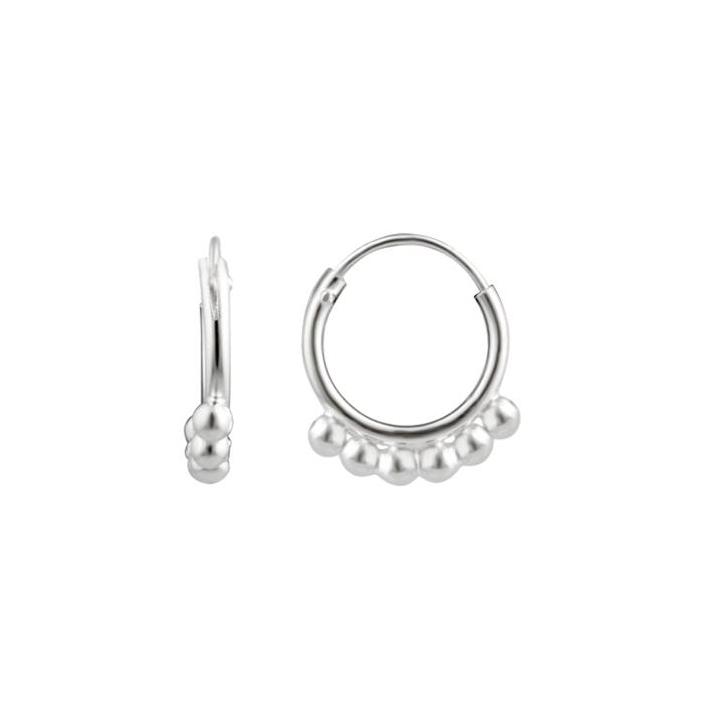 Pendulum Ball Hoops Silver