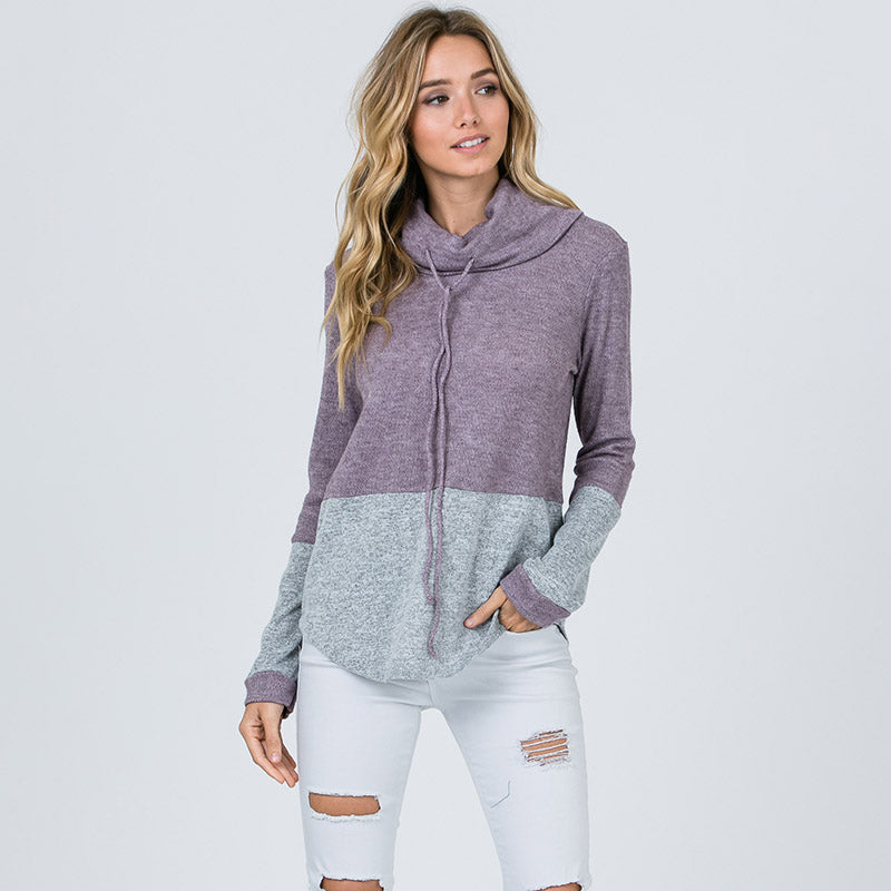 Lisa Turtle Neck Jumper Lavender