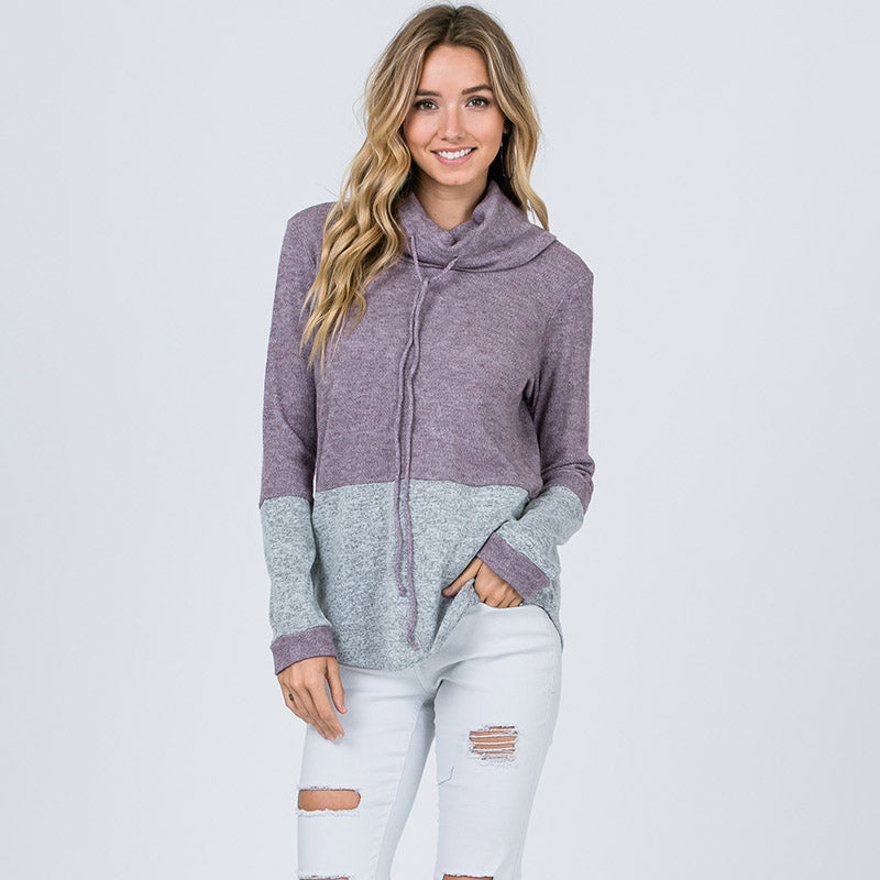 Lisa Turtle Neck Jumper Lavender