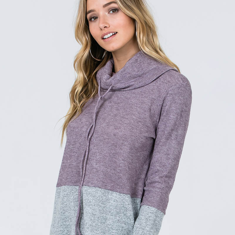 Lisa Turtle Neck Jumper Lavender