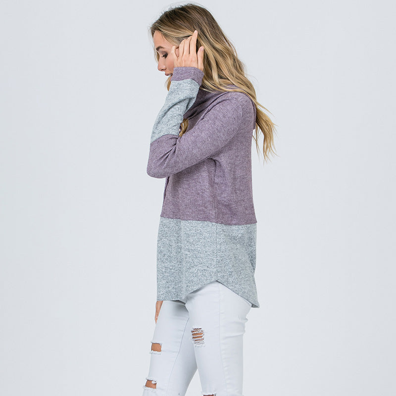 Lisa Turtle Neck Jumper Lavender