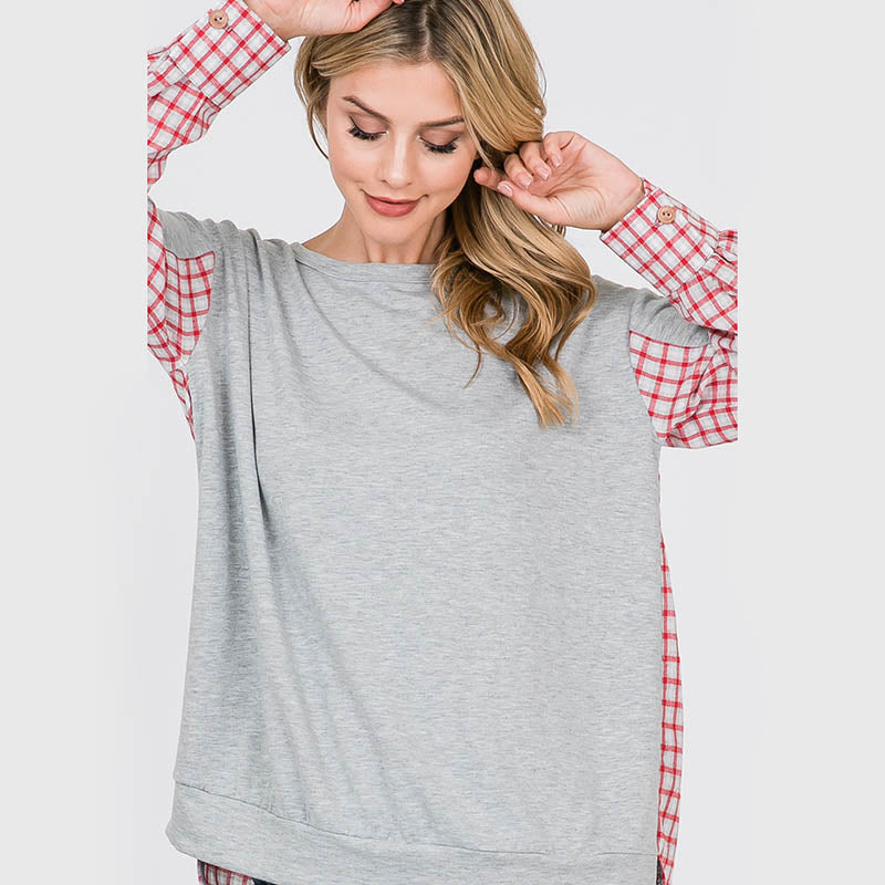 Patsy Picnic Sweater Heather Grey