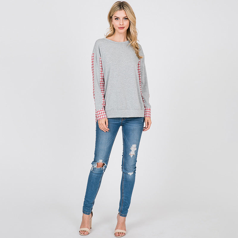 Patsy Picnic Sweater Heather Grey