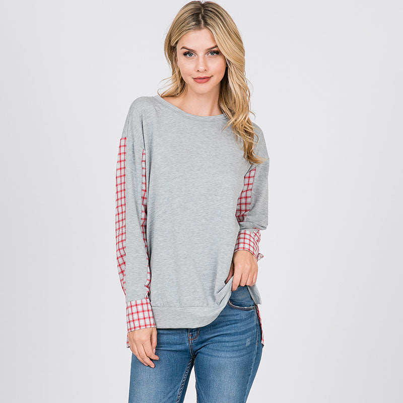 Patsy Picnic Sweater Heather Grey