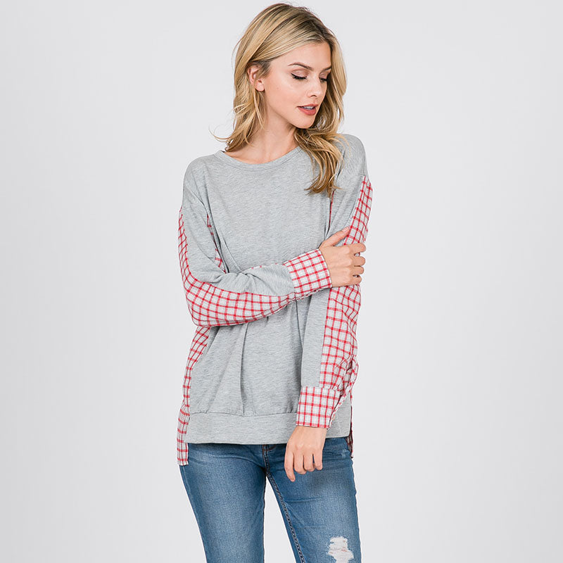 Patsy Picnic Sweater Heather Grey