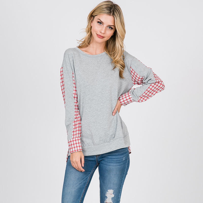 Patsy Picnic Sweater Heather Grey