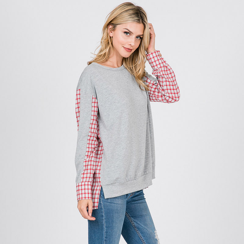 Patsy Picnic Sweater Heather Grey