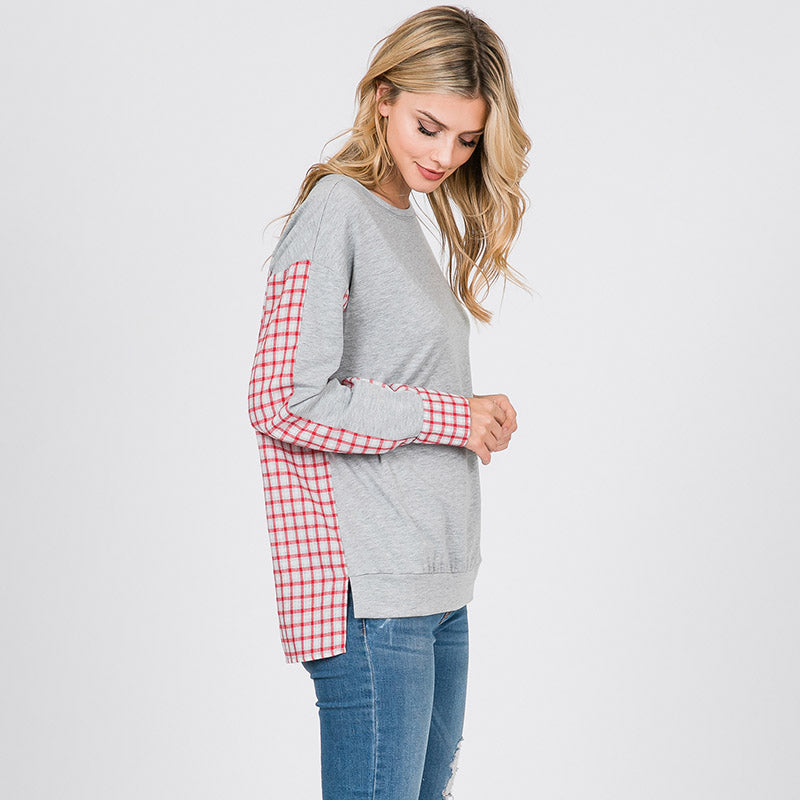 Patsy Picnic Sweater Heather Grey