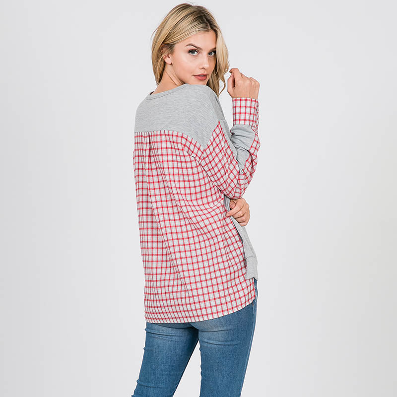 Patsy Picnic Sweater Heather Grey