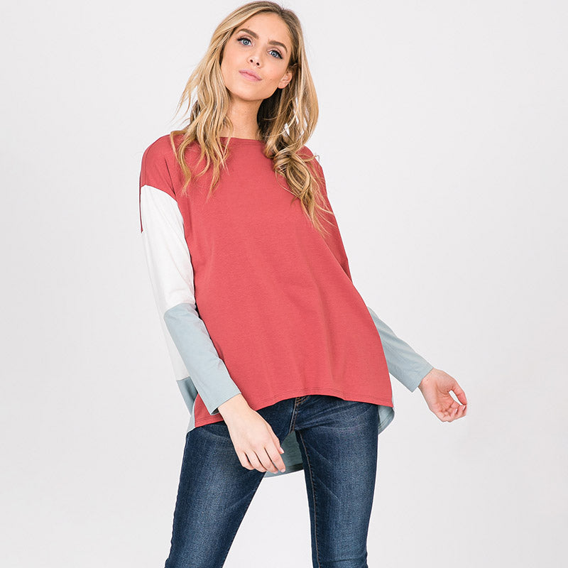 Hillary High Low Top Brick