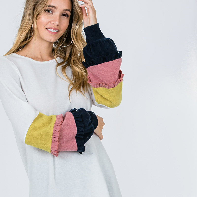 Chloe Candy Sleeve Top