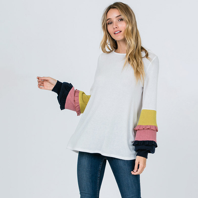 Chloe Candy Sleeve Top