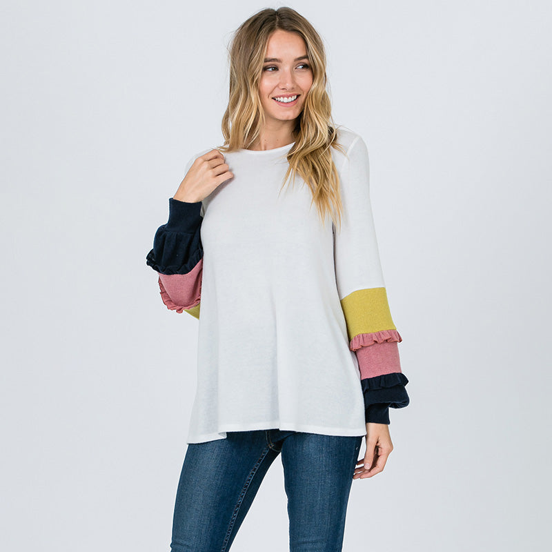 Chloe Candy Sleeve Top