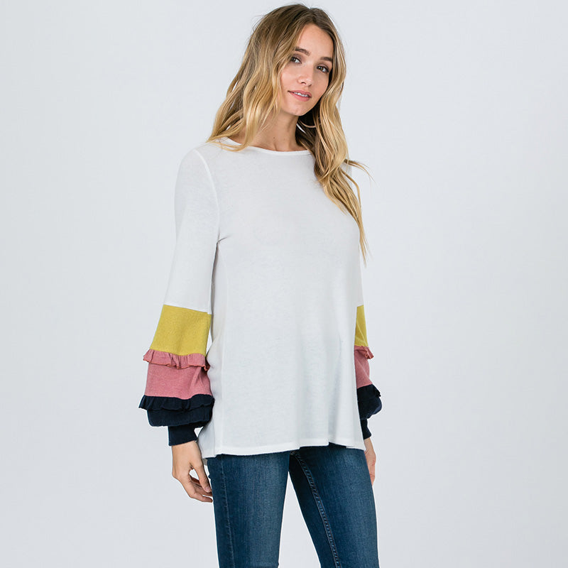 Chloe Candy Sleeve Top