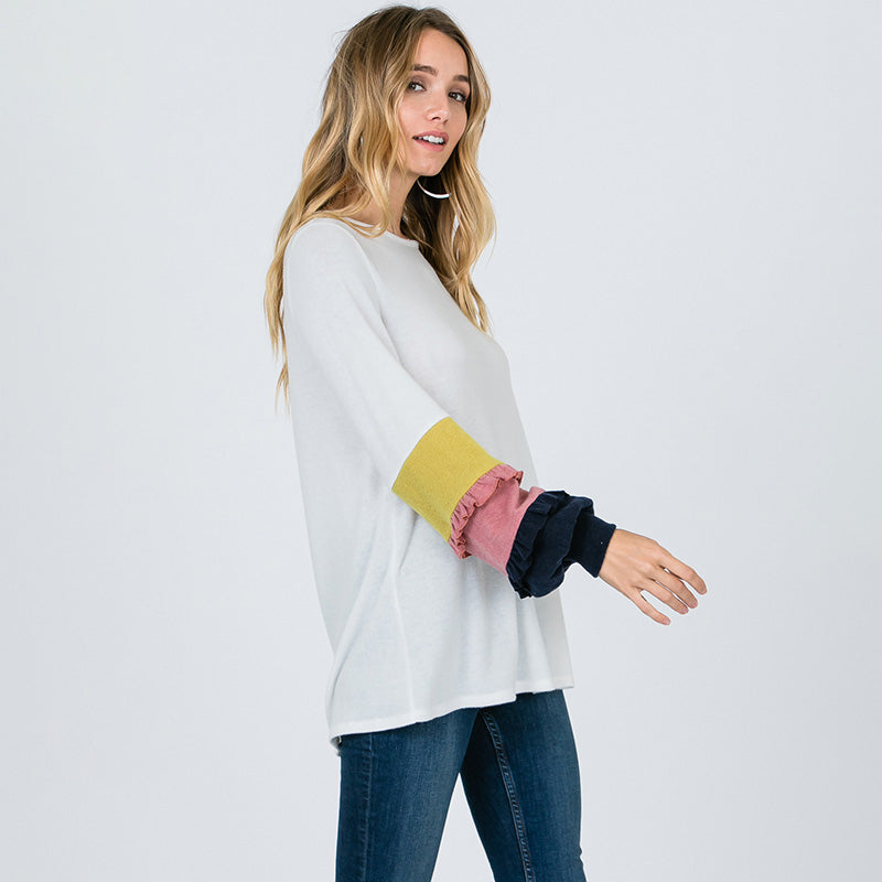 Chloe Candy Sleeve Top