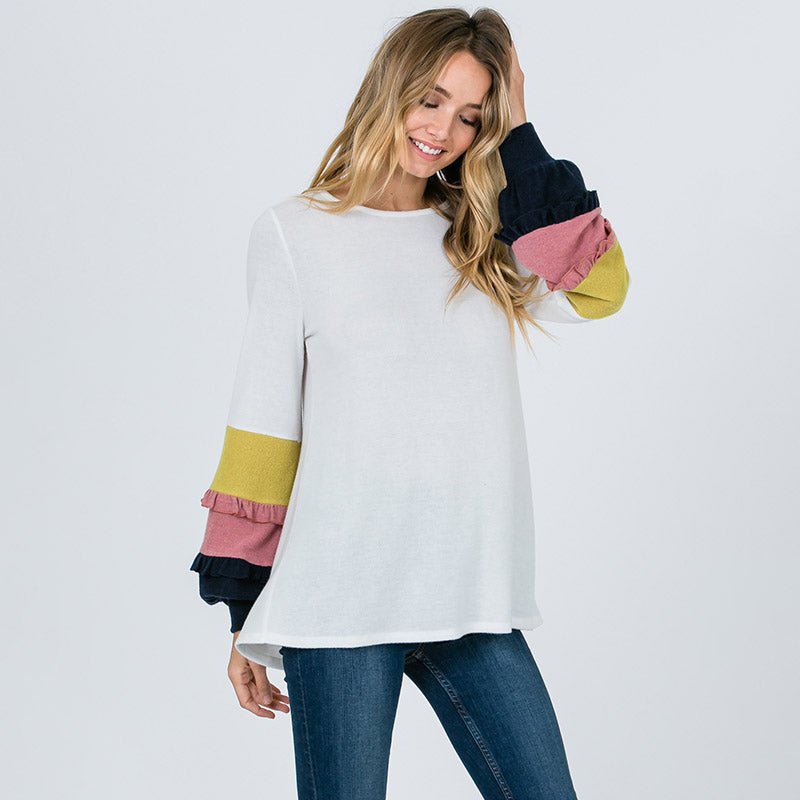 Chloe Candy Sleeve Top