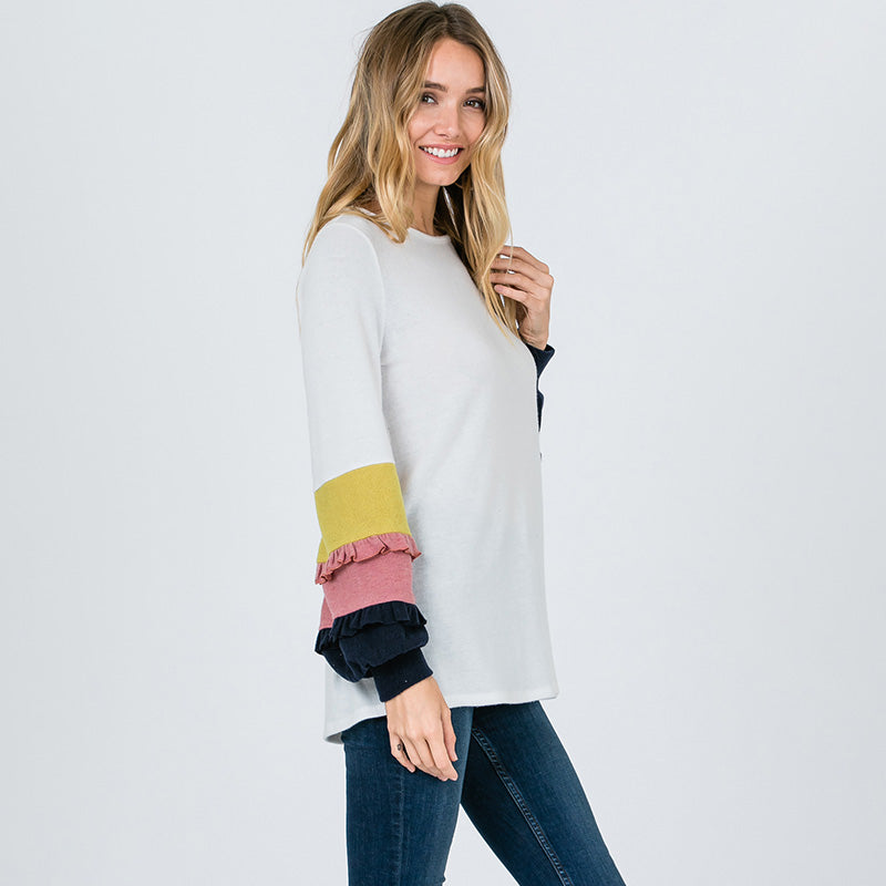 Chloe Candy Sleeve Top