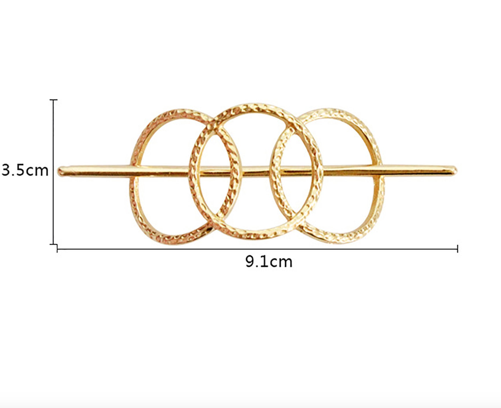 Riley Circle Ponytail Gold