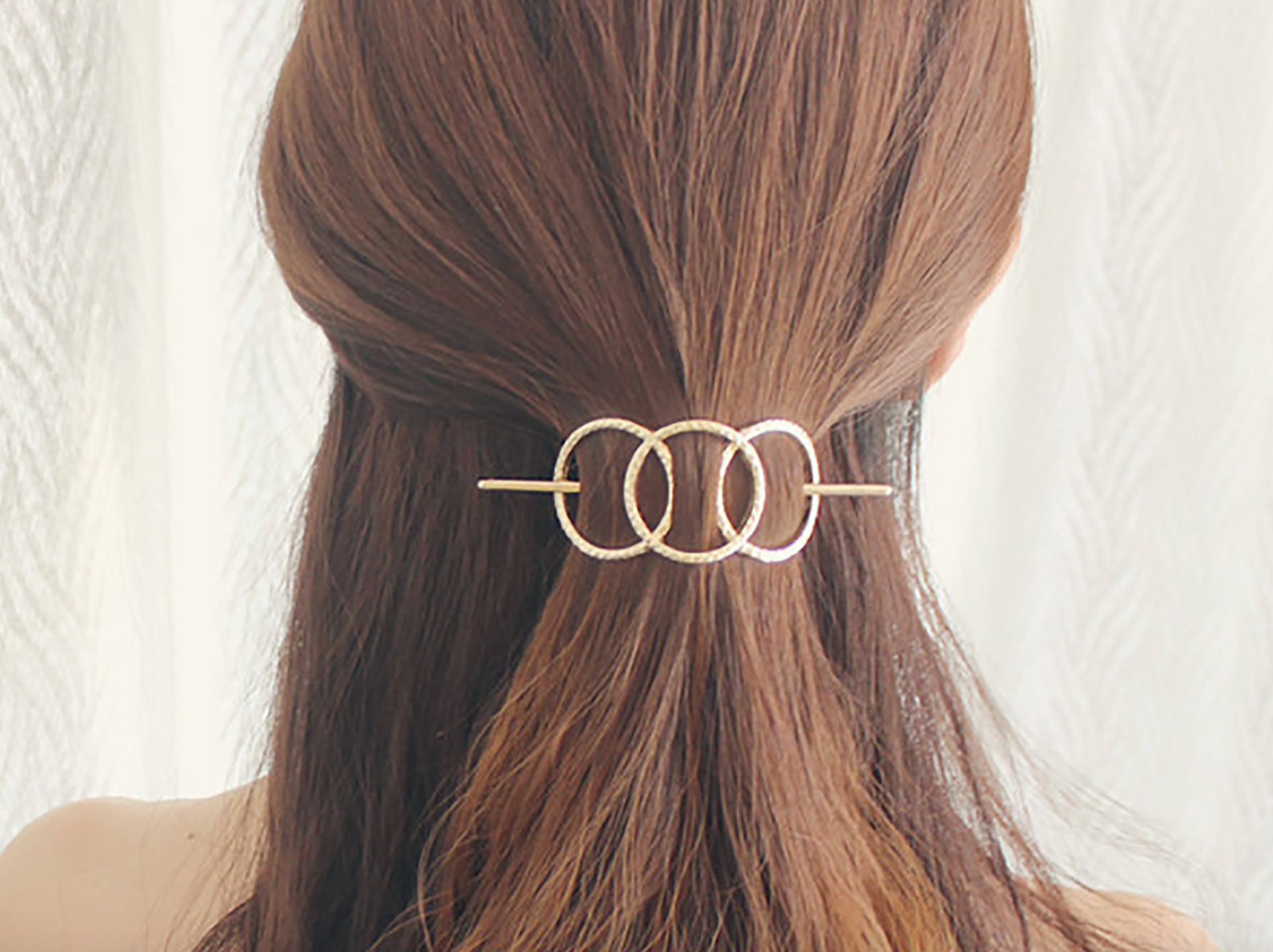 Riley Circle Ponytail Gold