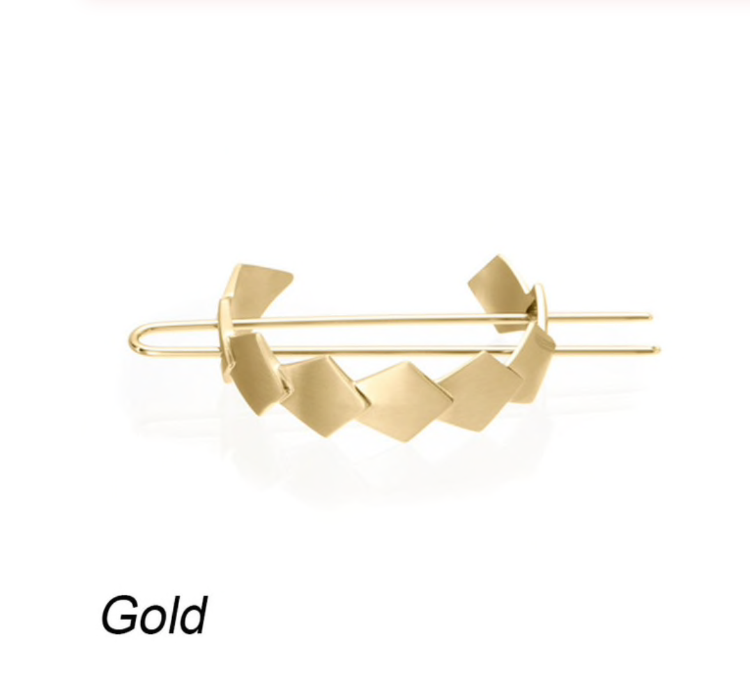 Rio Geometric Messy Bun (Gold)