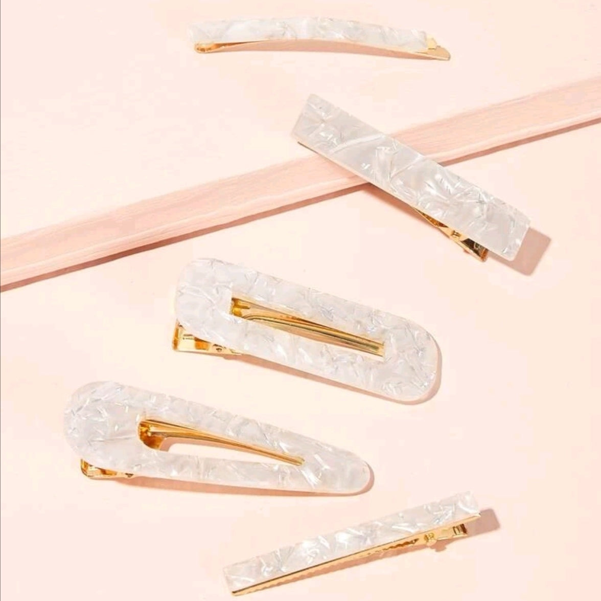 5pcs Pearl Hair Clips - The Casual Company