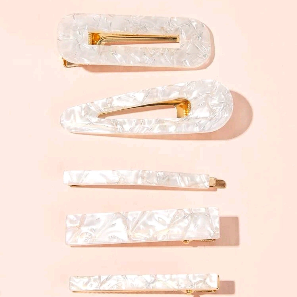 5pcs Pearl Hair Clips - The Casual Company