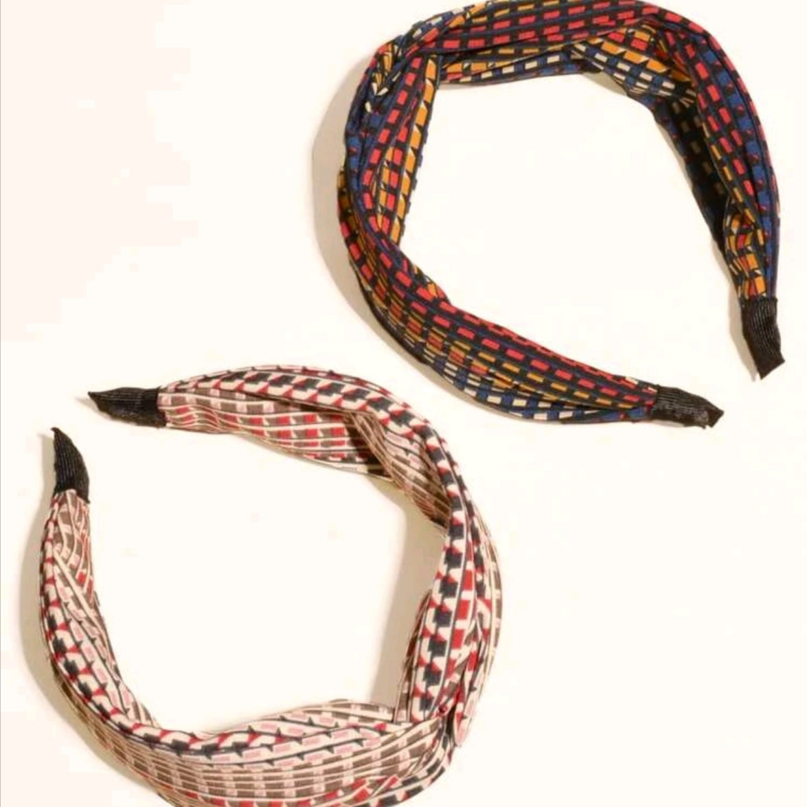 2pcs Geo Print Hairband - The Casual Company