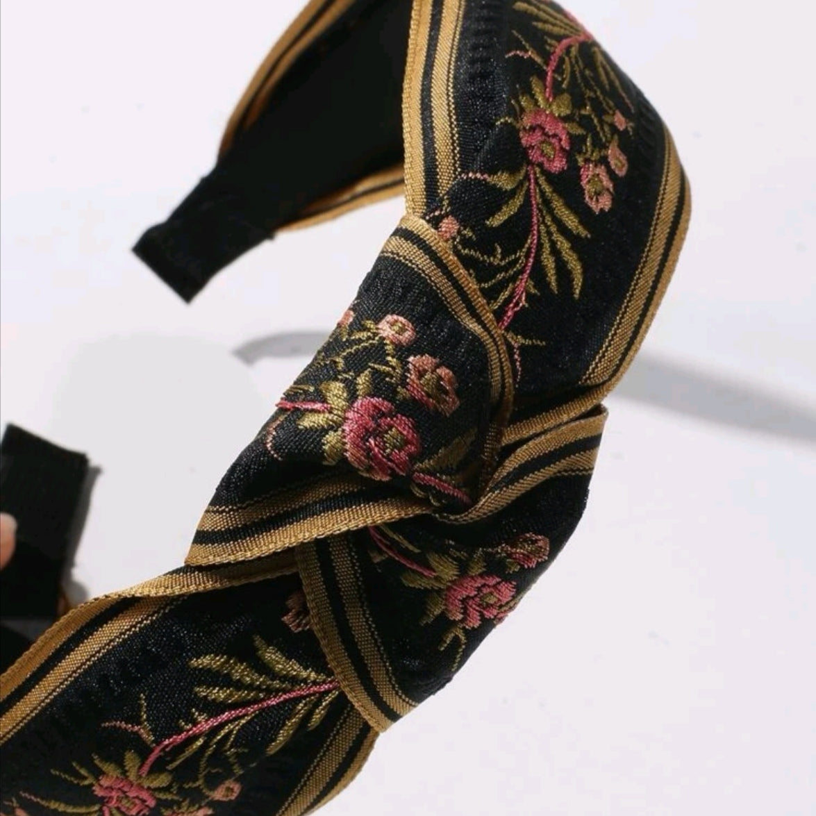 Floral Embroidery Hairband