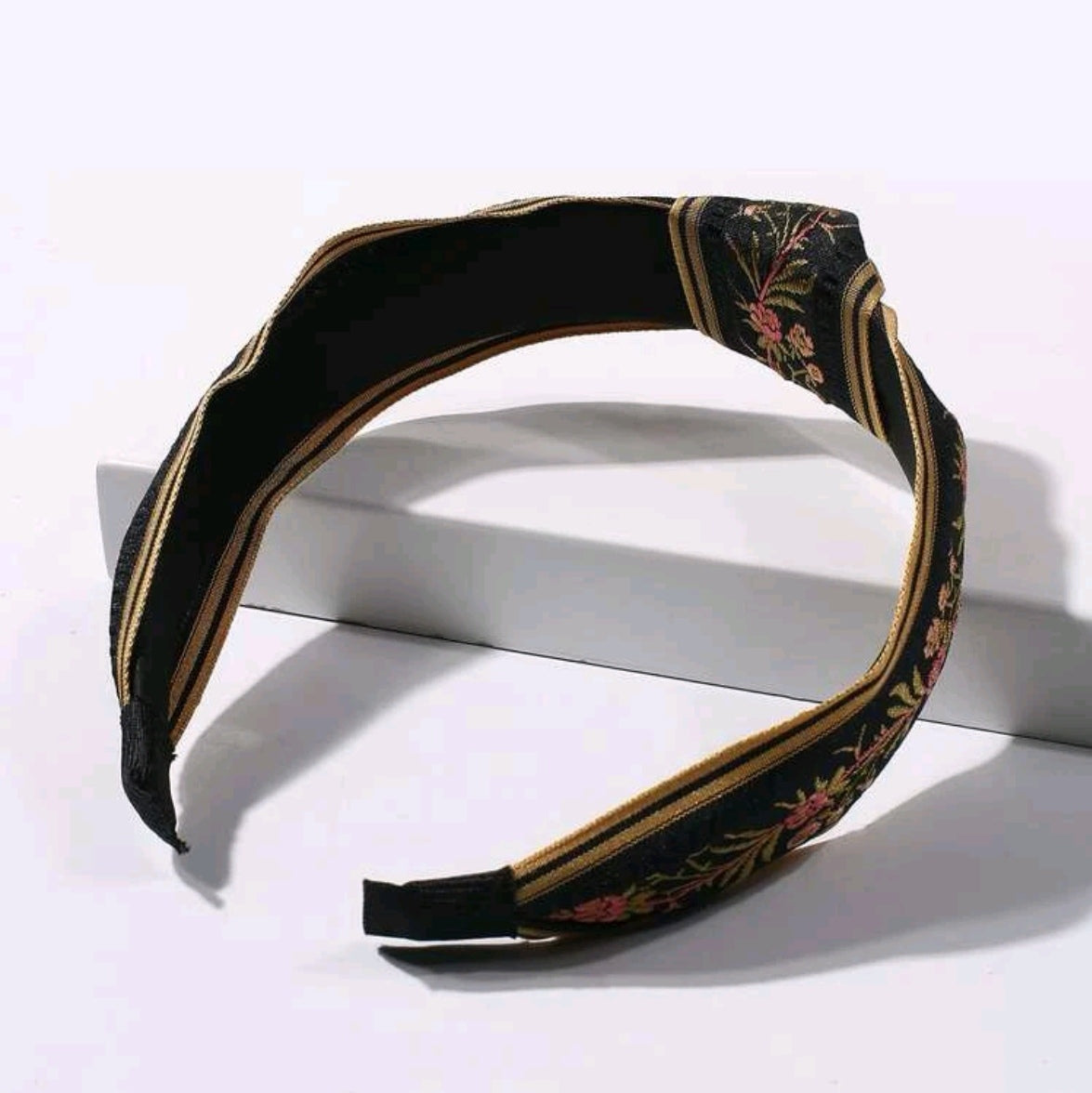 Floral Embroidery Hairband