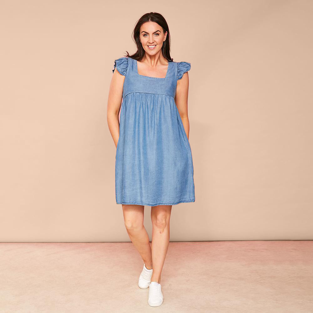 Sophia Dress (Denim)