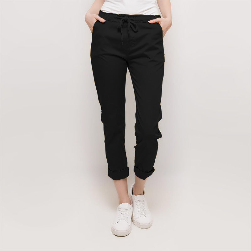 Emily Chino Trousers (Black)