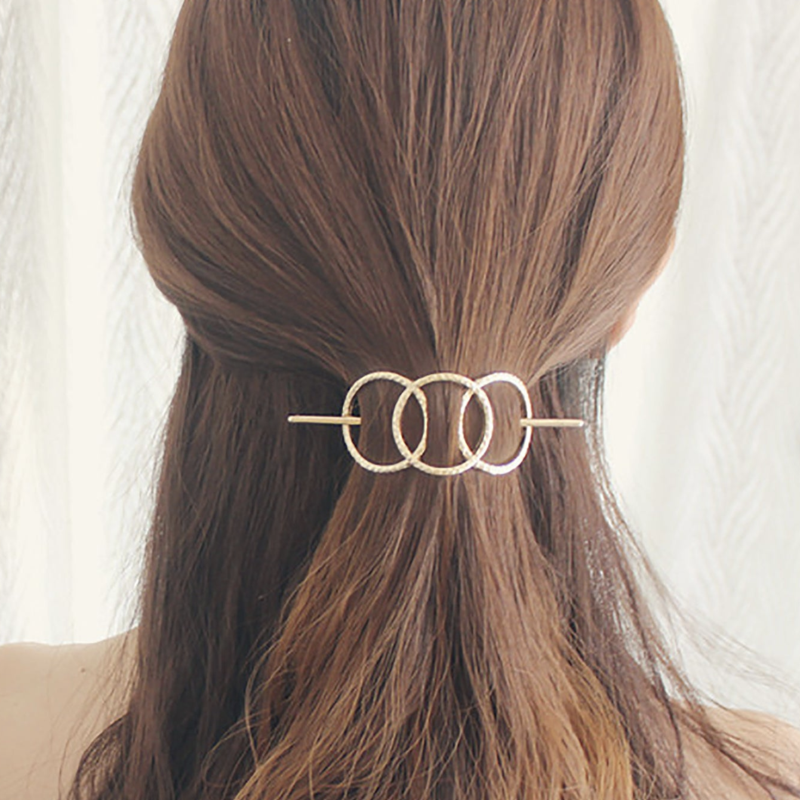 Riley Circle Messy Bun Hair Silver