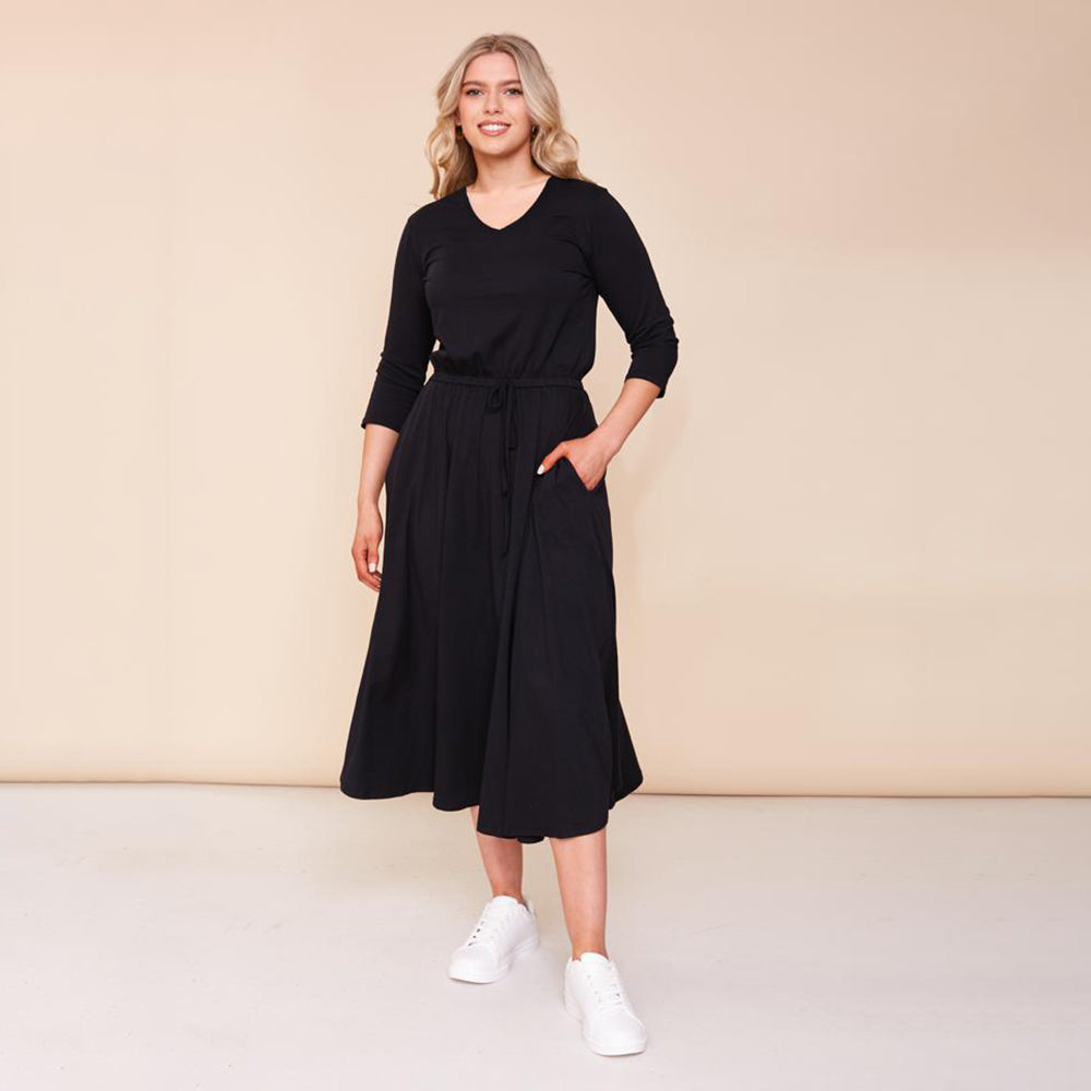 Ava Dress (Black) - The Casual Company