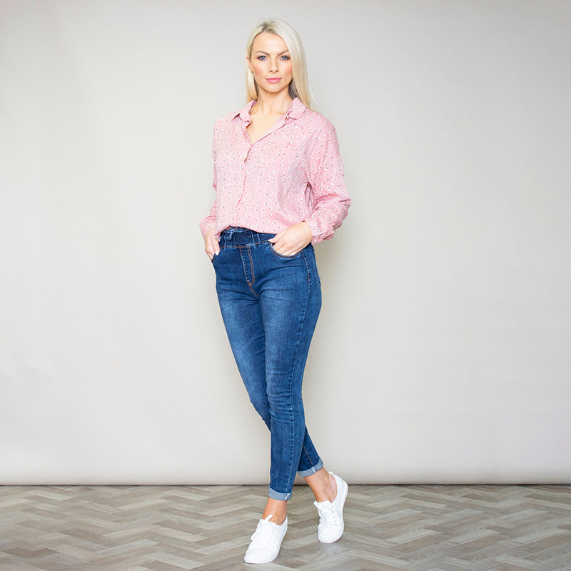 Penny Floral Shirt (Pink)
