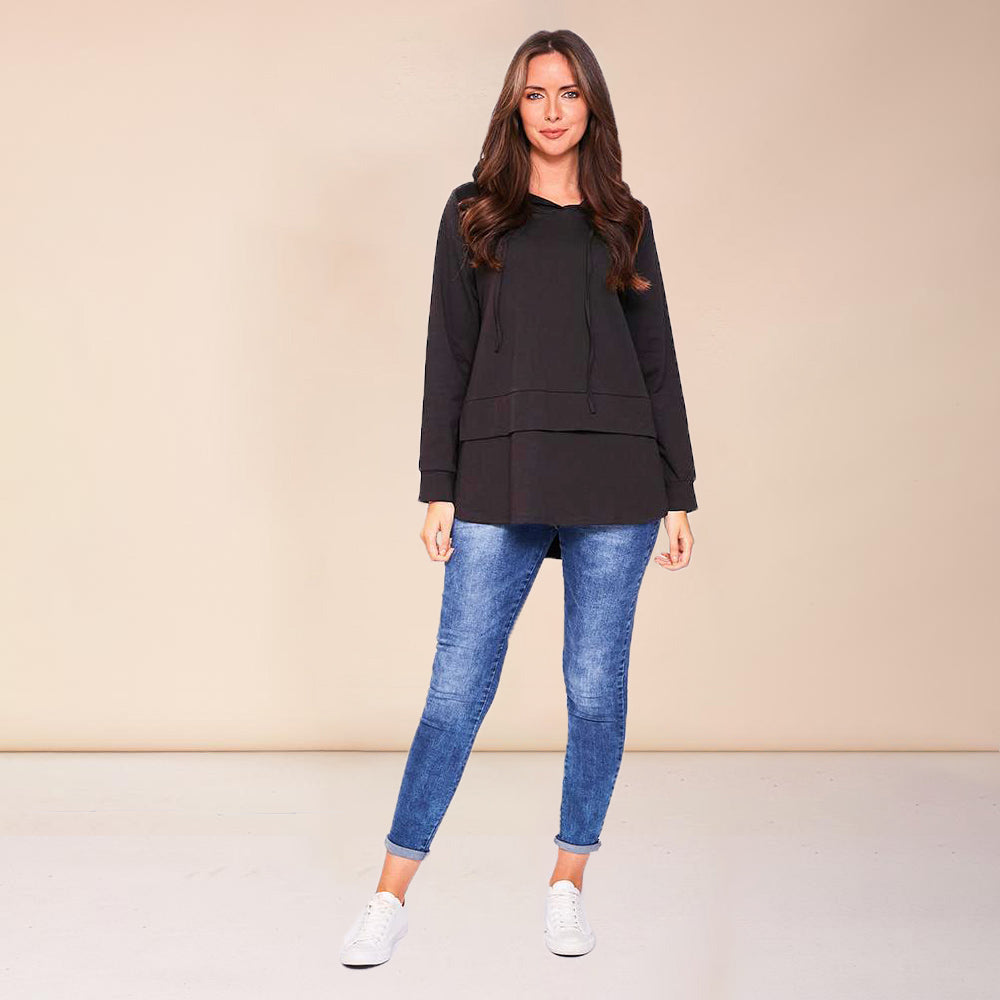 Aria Hoody (Black) - The Casual Company