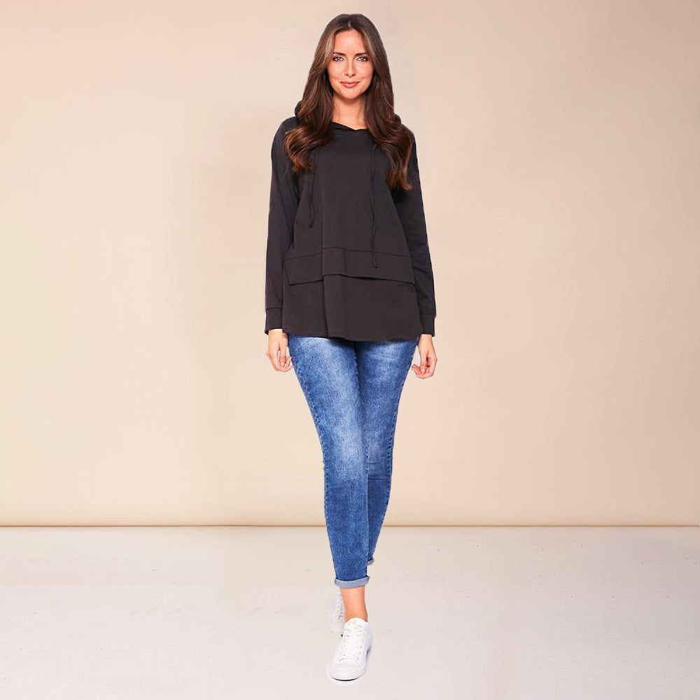 Aria Hoody (Black) - The Casual Company