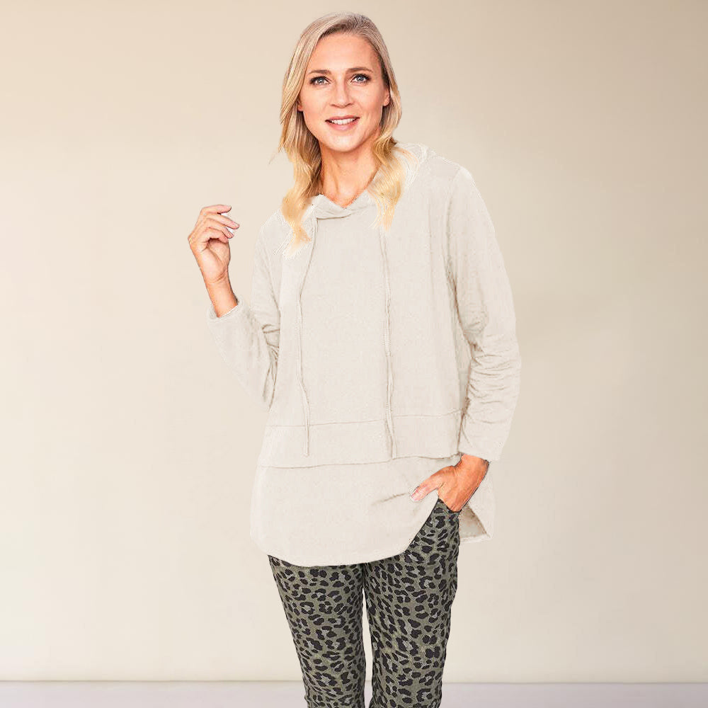 Aria Hoody (Beige) - The Casual Company