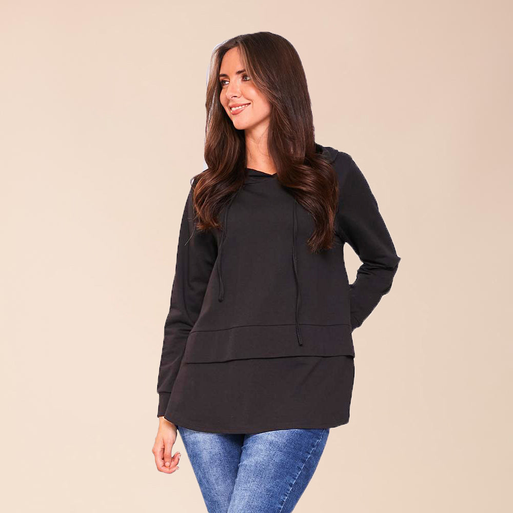 Aria Hoody (Black) - The Casual Company