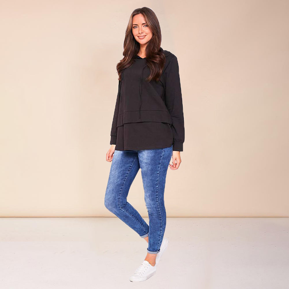 Aria Hoody (Black) - The Casual Company