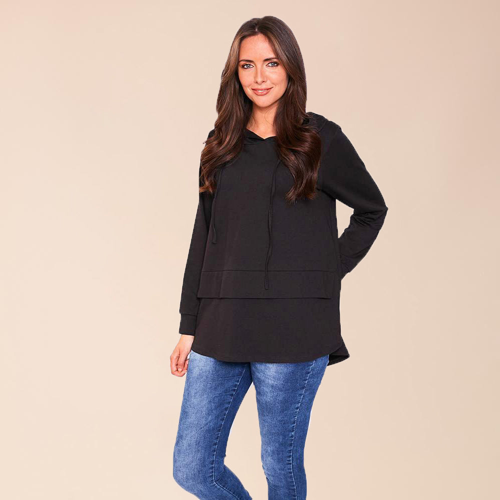 Aria Hoody (Black) - The Casual Company