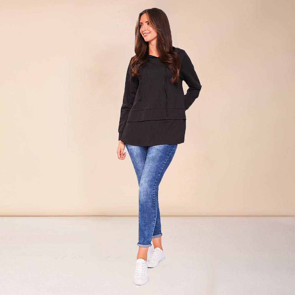 Aria Hoody (Black) - The Casual Company