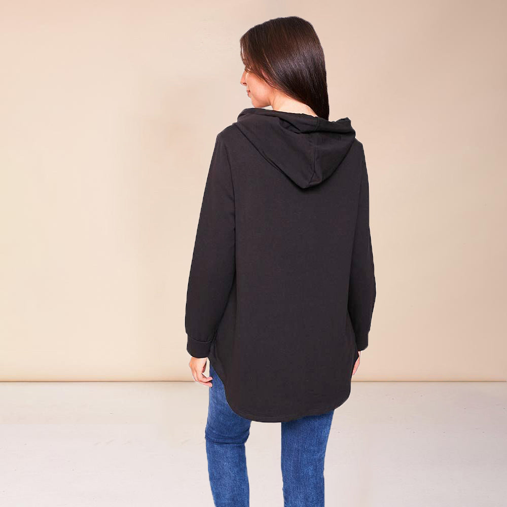 Aria Hoody (Black) - The Casual Company