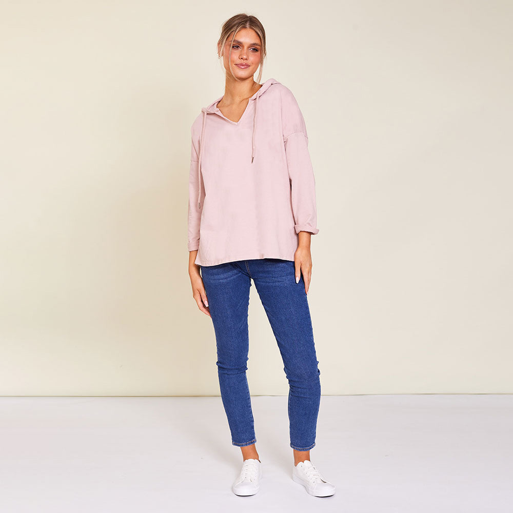 Barker Hoody (Pearl Pink) - The Casual Company