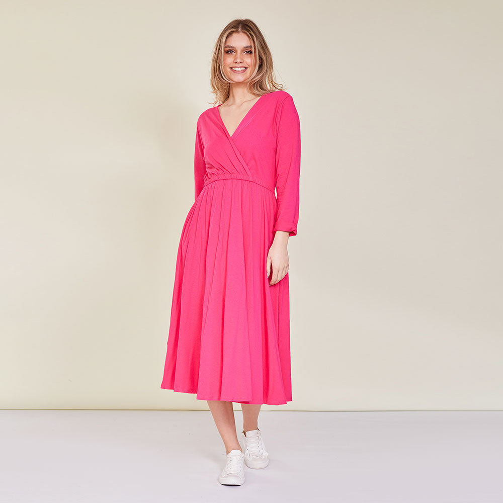 Sutton Dress (Fuchsia)