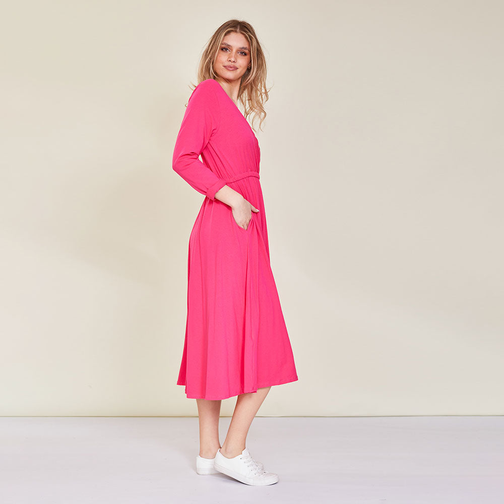 Sutton Dress (Fuchsia)