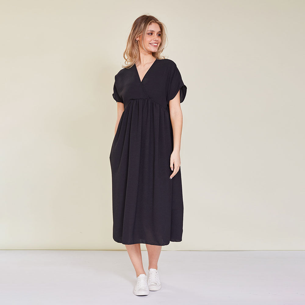 Billy Dress (Black) - The Casual Company