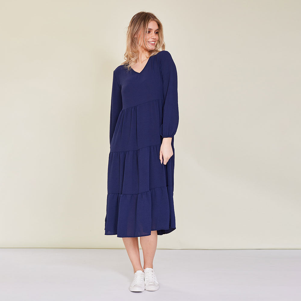 Sofia Dress (Navy)